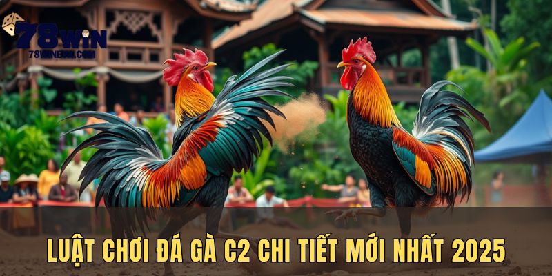 Luật chơi đá gà C2 tại 78win